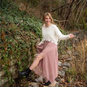 Pink Spaghetti strap Dress